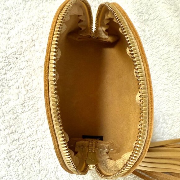 Portland Leather Goods Premium Champagne Taco Tassel Pouch - Brand New - Picture 7 of 8